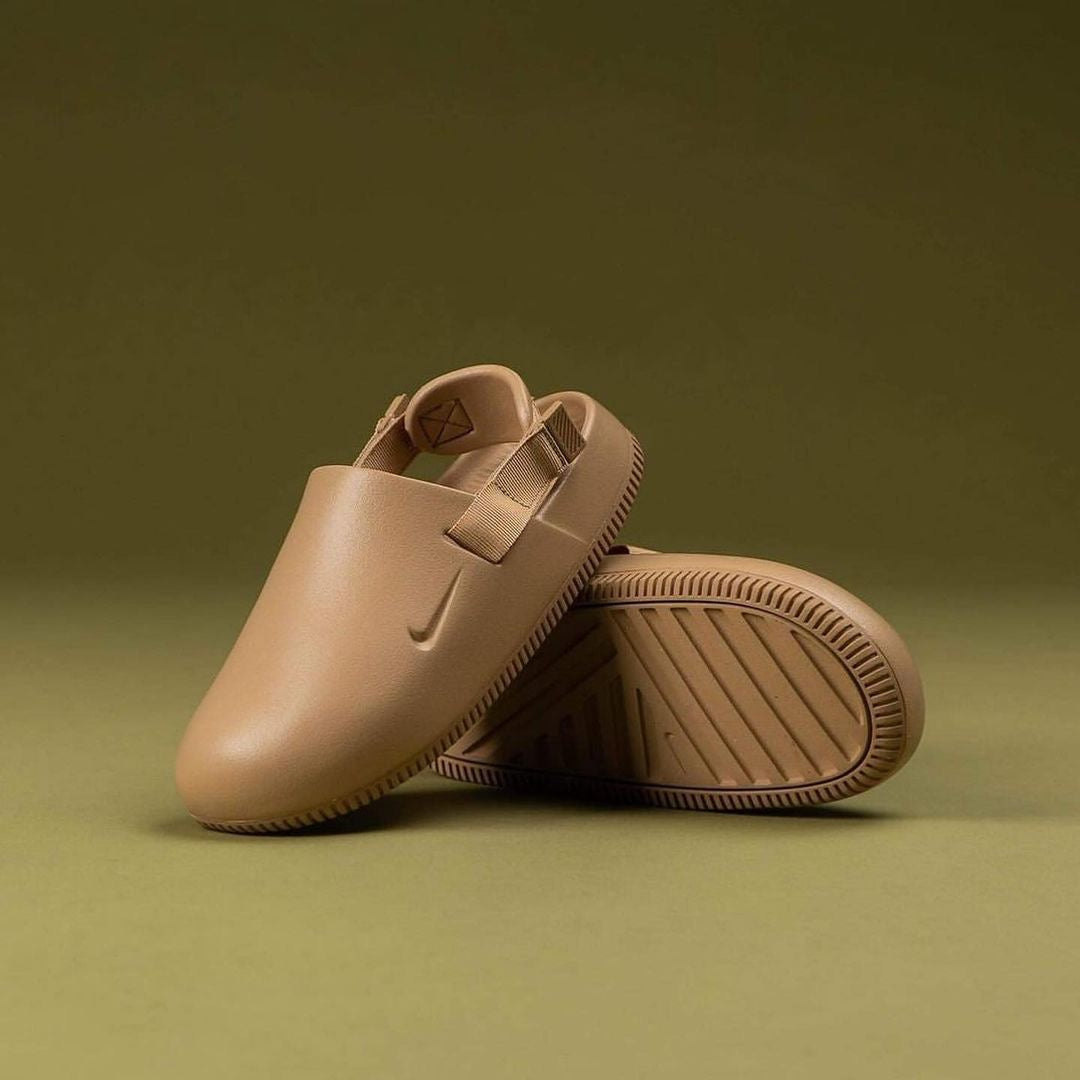 Nike Calm Mules (Brown)
